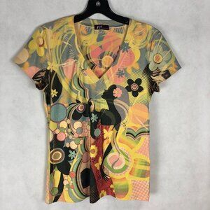 GRAPHIC Print Woman's Top S/M